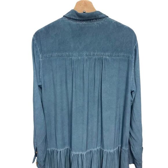 Anthropologie Pilcro Kimberly Tiered Midi Dress - Picture 8 of 10